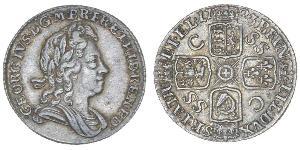 1 Shilling Reino de Gran Bretaña (1707-1801) Plata Jorge I (1660-1727)