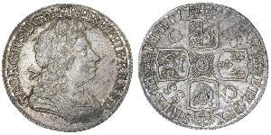 1 Shilling Reino de Gran Bretaña (1707-1801) Plata Jorge I (1660-1727)