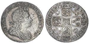 1 Shilling Reino de Gran Bretaña (1707-1801) Plata Jorge I (1660-1727)