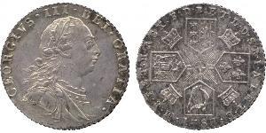 1 Shilling Reino de Gran Bretaña (1707-1801) Plata Jorge III (1738-1820)