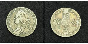 1 Shilling Reino de Gran Bretaña (1707-1801) Plata Jorge II (1683-1760)