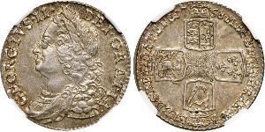 1 Shilling Reino de Gran Bretaña (1707-1801) Plata Jorge II (1683-1760)