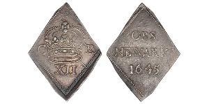 1 Shilling Reino de Inglaterra (927-1649,1660-1707) Plata Carlos I (1600-1649)