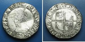 1 Shilling Reino de Inglaterra (927-1649,1660-1707) Plata Isabel I (1533-1603)
