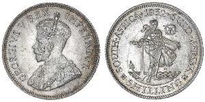 1 Shilling Sudáfrica (1910 - ) Plata Jorge V (1865-1936)