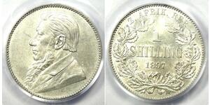 1 Shilling Sudáfrica (1910 - ) Plata Paul Kruger (1825 - 1904)