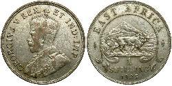 1 Shilling África Oriental Plata Jorge V (1865-1936)