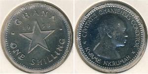 1 Shilling Ghana (1957 - ) Rame/Nichel 