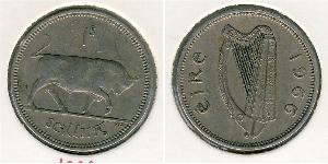 1 Shilling Irlanda (1922 - ) Rame/Nichel 