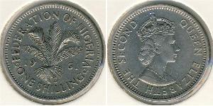 1 Shilling Nigeria (1960 - ) Rame/Nichel 