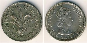 1 Shilling Nigeria (1960 - ) Rame/Nichel 