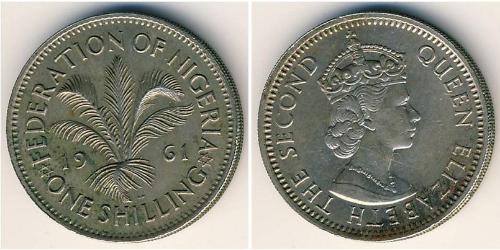 1 Shilling Nigeria (1960 - ) Rame/Nichel 