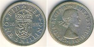 1 Shilling Regno Unito (1922-) Rame/Nichel Elisabetta II (1926-2022)
