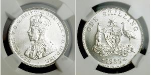 1 Shilling Australien (1788 - 1939) Silber George V (1865-1936)