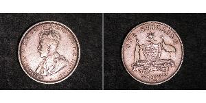 1 Shilling Australien (1788 - 1939) Silber George V (1865-1936)