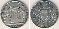 1 Shilling Geschichte Österreichs (1918-1934) Silber 