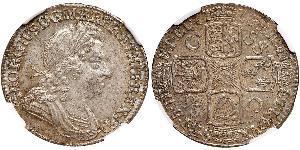 1 Shilling Königreich Großbritannien (1707-1801) Silber Georg I (1660-1727)