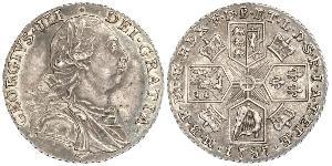1 Shilling Königreich Großbritannien (1707-1801) Silber Georg III (1738-1820)