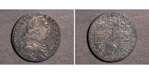 1 Shilling Königreich Großbritannien (1707-1801) Silber Georg III (1738-1820)