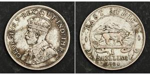 1 Shilling Ostafrika Silber George V (1865-1936)