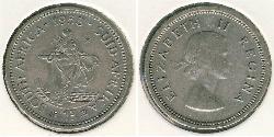 1 Shilling Südafrika (1910 - ) Silber Elizabeth II (1926-2022)