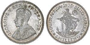 1 Shilling Südafrika (1910 - ) Silber George V (1865-1936)