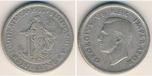 1 Shilling Südafrika (1910 - ) Silber Georg VI (1895-1952)