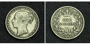 1 Shilling Vereinigtes Königreich von Großbritannien und Irland (1801-1922) Silber Victoria (1819 - 1901)
