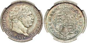 1 Shilling Vereinigtes Königreich von Großbritannien und Irland (1801-1922) Silber Georg III (1738-1820)