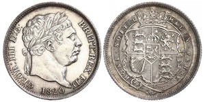 1 Shilling Vereinigtes Königreich von Großbritannien und Irland (1801-1922) Silber Georg III (1738-1820)