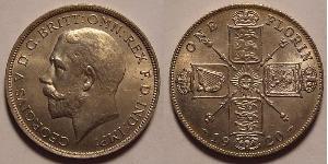 1 Shilling Vereinigtes Königreich von Großbritannien und Irland (1801-1922) Silber George V (1865-1936)