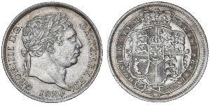 1 Shilling Vereinigtes Königreich von Großbritannien und Irland (1801-1922) Silber Georg III (1738-1820)