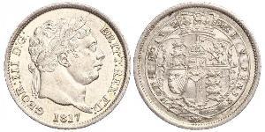 1 Shilling Vereinigtes Königreich von Großbritannien und Irland (1801-1922) Silber Georg III (1738-1820)