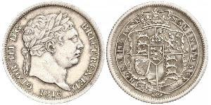 1 Shilling Vereinigtes Königreich von Großbritannien und Irland (1801-1922) Silber Georg III (1738-1820)