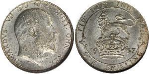 1 Shilling Vereinigtes Königreich von Großbritannien und Irland (1801-1922) Silber Eduard VII (1841-1910)
