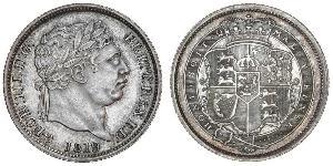 1 Shilling Vereinigtes Königreich von Großbritannien und Irland (1801-1922) Silber Georg III (1738-1820)