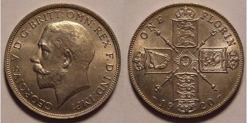 1 Shilling Vereinigtes Königreich von Großbritannien und Irland (1801-1922) Silber George V (1865-1936)