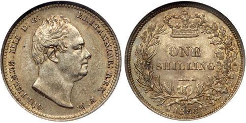 1 Shilling Vereinigtes Königreich von Großbritannien und Irland (1801-1922) Silber Wilhelm IV (1765-1837)
