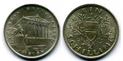 1 Shilling First Austrian Republic (1918-1934) Silver 