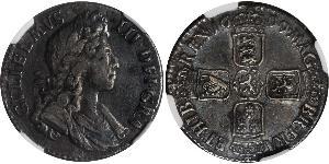 1 Shilling Kingdom of England (927-1649,1660-1707) Silver William III (1650-1702)