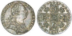 1 Shilling Kingdom of Great Britain (1707-1801) Silver George III (1738-1820)