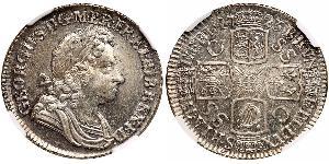 1 Shilling Kingdom of Great Britain (1707-1801) Silver George I (1660-1727)