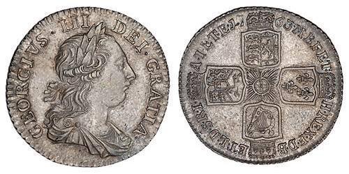 1 Shilling Kingdom of Great Britain (1707-1801) / British Empire (1497 - 1949) Silver George III (1738-1820)