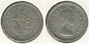 1 Shilling South Africa (1910 - ) Silver Elizabeth II (1926-2022)