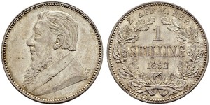 1 Shilling South Africa (1910 - ) Silver Paul Kruger (1825 - 1904)