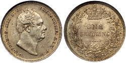 1 Shilling United Kingdom of Great Britain and Ireland (1801-1922) Silver William IV (1765-1837)