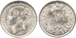 1 Shilling United Kingdom of Great Britain and Ireland (1801-1922) Silver Victoria (1819 - 1901)