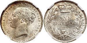 1 Shilling United Kingdom of Great Britain and Ireland (1801-1922) Silver Victoria (1819 - 1901)