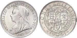 1 Shilling United Kingdom of Great Britain and Ireland (1801-1922) Silver Victoria (1819 - 1901)