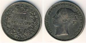 1 Shilling United Kingdom of Great Britain and Ireland (1801-1922) Silver Victoria (1819 - 1901)